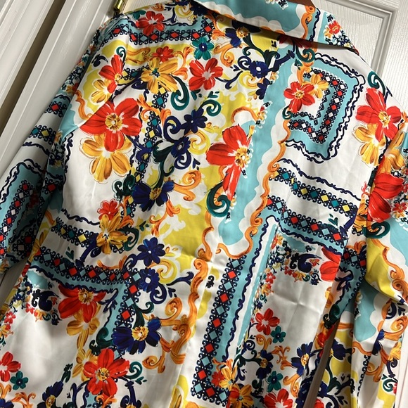 Boston proper size 8 floral button down shirt brand new! - Picture 5 of 5